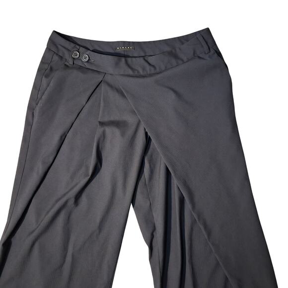 Sisley Paris Asymmetric Wrap-Front Trousers - Picture 3 of 8